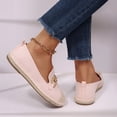 thumbnail image 5 of Rexoro Women Loafers Woven Toe Chain Comfort Flat Slip On Shoes Casual Holiday, 5 of 10