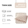 thumbnail image 4 of Regency Heights Twin Size Cotton Flannel Sheet Set, 3-Piece Flannel Bed Sheets Twin, 100% Cotton Bed Sheets Set with Deep Pocket, Pink French Bulldog, 4 of 7