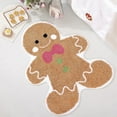 thumbnail image 2 of Alfombra Baño Alfombras Navidad Antideslizante 23 '' X 15 Lavable Al Aire Libre Interior Decoraciones Navideñas, 2 of 9
