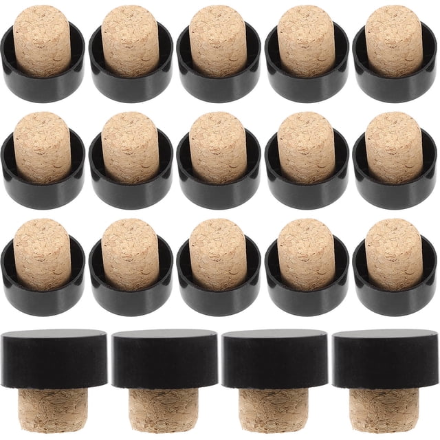 COMPUKAS 25Ud Tapones De Para Sabor Vino Y Bebidas Decorativas