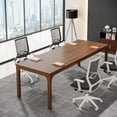 thumbnail image 4 of Tribesigns Conference Table, 78.7 Inche Rectangle Meeting Table, Large Business Tables for 6-8 People (Only Table), 4 of 6