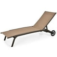 thumbnail image 1 of Patiojoy Chaise Longue d'Extérieur Chaise Longue de Patio Fauteuil Inclinable avec Dossier Réglable à 6 Positions, 1 of 8