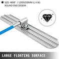 thumbnail image 4 of VEVOR Bull Float Magnesium Concrete Float 48 x 8" Round End Concrete Float Tool Cement Tool Bull Concrete Kit Bull Float with 4 Float Handle Bull Float Bracket Concrete Tools Finishing Bull Float, 4 of 9