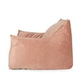 thumbnail image 3 of Pink Velvet Bean Bag Chair with Armrests Modern Design for Your Comfortable Living Space, 3 of 6