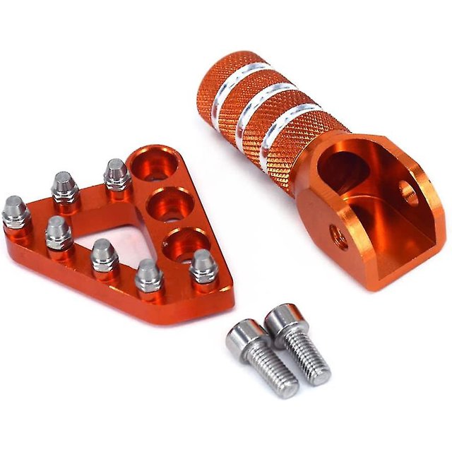 Pedal de freno trasero JINMJMXG Palanca de cambios CNC Naranja para KTM SX EXC XC XCW SXF SMR125-530