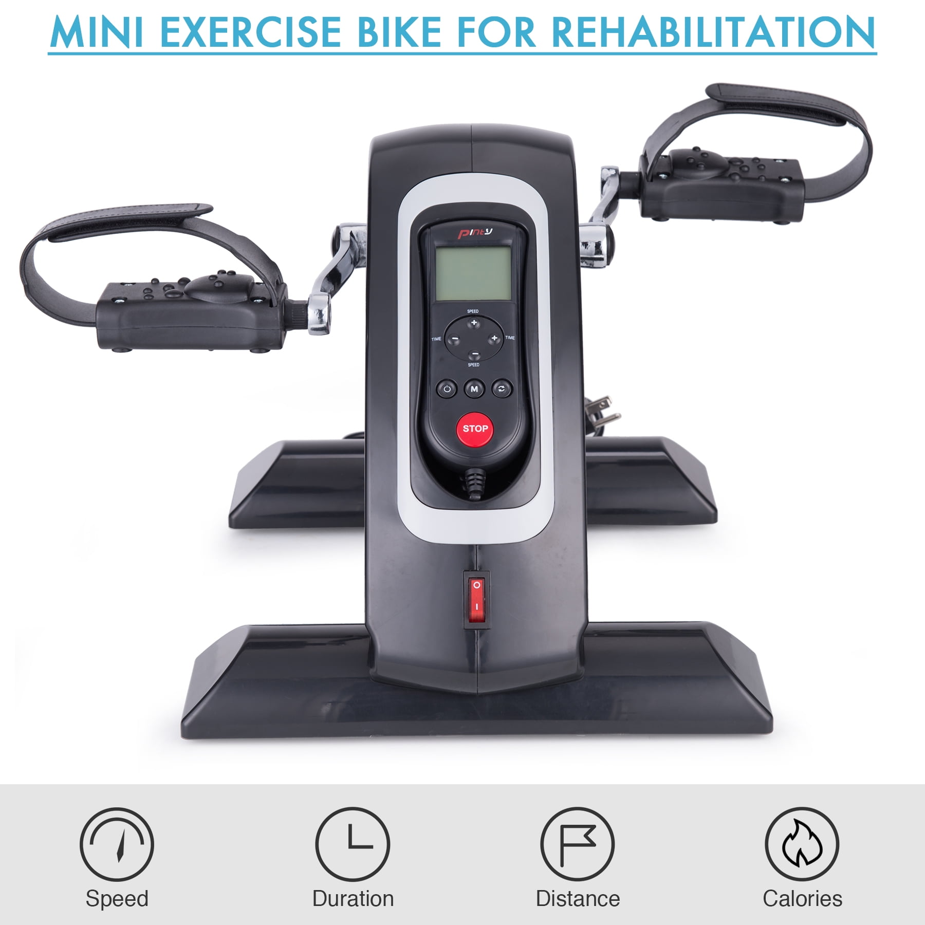 Fitness Bike With Digital Display of Inditradition Mini Pedal Exercise Cycle 