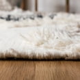 thumbnail image 5 of SAFAVIEH Kenya Jacqueline Geometric Diamonds Wool Area Rug, Grey/Black, 5' x 8', 5 of 7