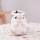 thumbnail image 1 of Lindo llavero de peluche con forma de hámster, llavero con forma de animal de peluche, colgante para bolso, 1 of 5