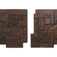 thumbnail image 2 of Ekena Millwork 49"W x 24 1/2"H x 1 1/4"D Castle Rock Stacked Stone, EverStone Faux Stone Siding Panel, Deep Creek, 2 of 9