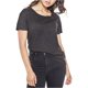 thumbnail image 1 of Camiseta básica Guess Bull-Ring Hardware para mujer negra X-Large, 1 of 2