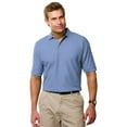 thumbnail image 1 of BlueGeneration Mens Short Sleeve 100% Cotton Pique Polo - Light Blue 7 Extra Large Solid, 1 of 1
