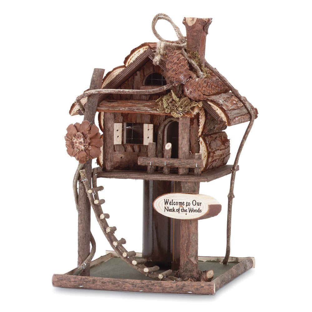 Birdhouse, Modern Hanging Birdhouse Wood For Hummingbird Chickadee by Songbird Valley