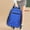 Blue, variant on Cloth Student Backpack, Multifunctional Computer Bag for Business Travel, Red Blue, 16.92x11.81x4.72in, Water-Resistant & Lightweight