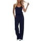 thumbnail image 1 of Pantalones Casuales para Mujeres de Verano sin Mangas Pantalones Largos Sudadera con Cuello en V Y Bolsillo, Sudaderas Casuales para Mujeres de Verano para Diario Y Fiesta, 1 of 7