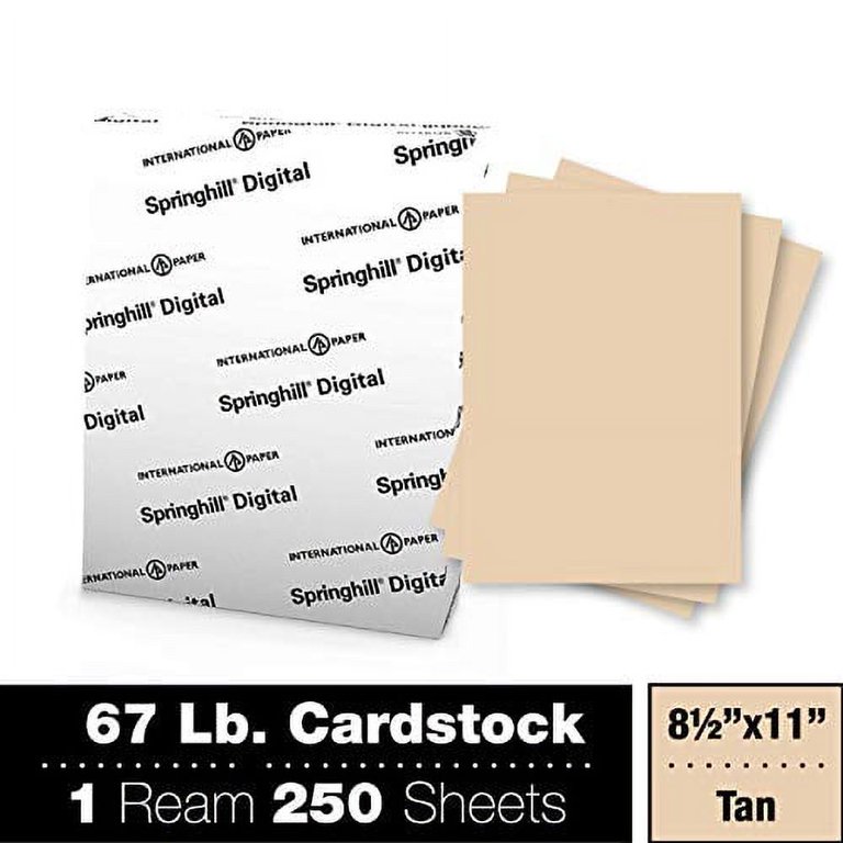 Springhill Vellum Bristol Paper by International Paper Cream, Bristol Paper