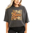 thumbnail image 2 of Trendy Mama Checkered Fall Shirt for Women Cute Sunflower Floral Tee for Moms Pepper Shirt Adult Large, 2 of 4