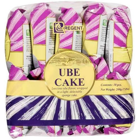 (2 Pack) Regent Ube Sponge Cake, 10 ct