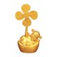 thumbnail image 2 of Colección de adornos de estatuas del Dios de la Riqueza del Feng Shui Escultura de la Buena Fortuna de Metal Estilo B, 2 of 6