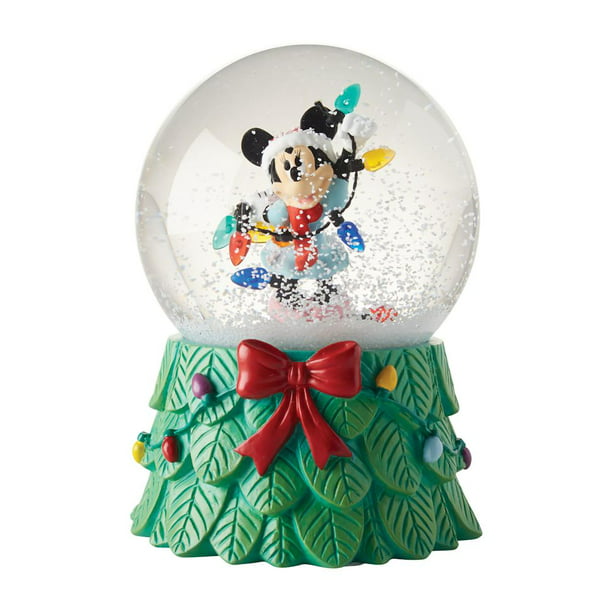 Department 56 Disney Minnie With Lights Snow Globe