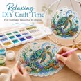thumbnail image 7 of Ocean Theme Pearl Art DIY Kit Sea Turtle Animal Diamond Art (Style 4, 12in) | Sea Turtle Pearl Diamond Suncatcher Kit Sparkling Coastal Wall Decor for Windows, Trees, Walls And Holiday Gifts, 7 of 7