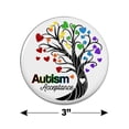 thumbnail image 3 of Autism Acceptance Tree of Life with Hearts Kitchen Refrigerator Locker Button Magnet, 3 of 5