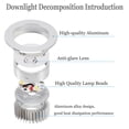 thumbnail image 5 of Rosnek 1 Pack LED Recessed Ceiling Light Downlight Aluminum Spotlight Indoor Decoration, Warm White, 5 of 8
