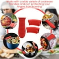 thumbnail image 4 of Silicone Hot Handle Holder Cover Set Assist Pan Handle Sleeve Pot Holders Cast Iron Skillets Handles Grip Covers Non-Slip Heat Resistant for Griddles Metal Frying Pans Aluminum Cookware, 4 of 8