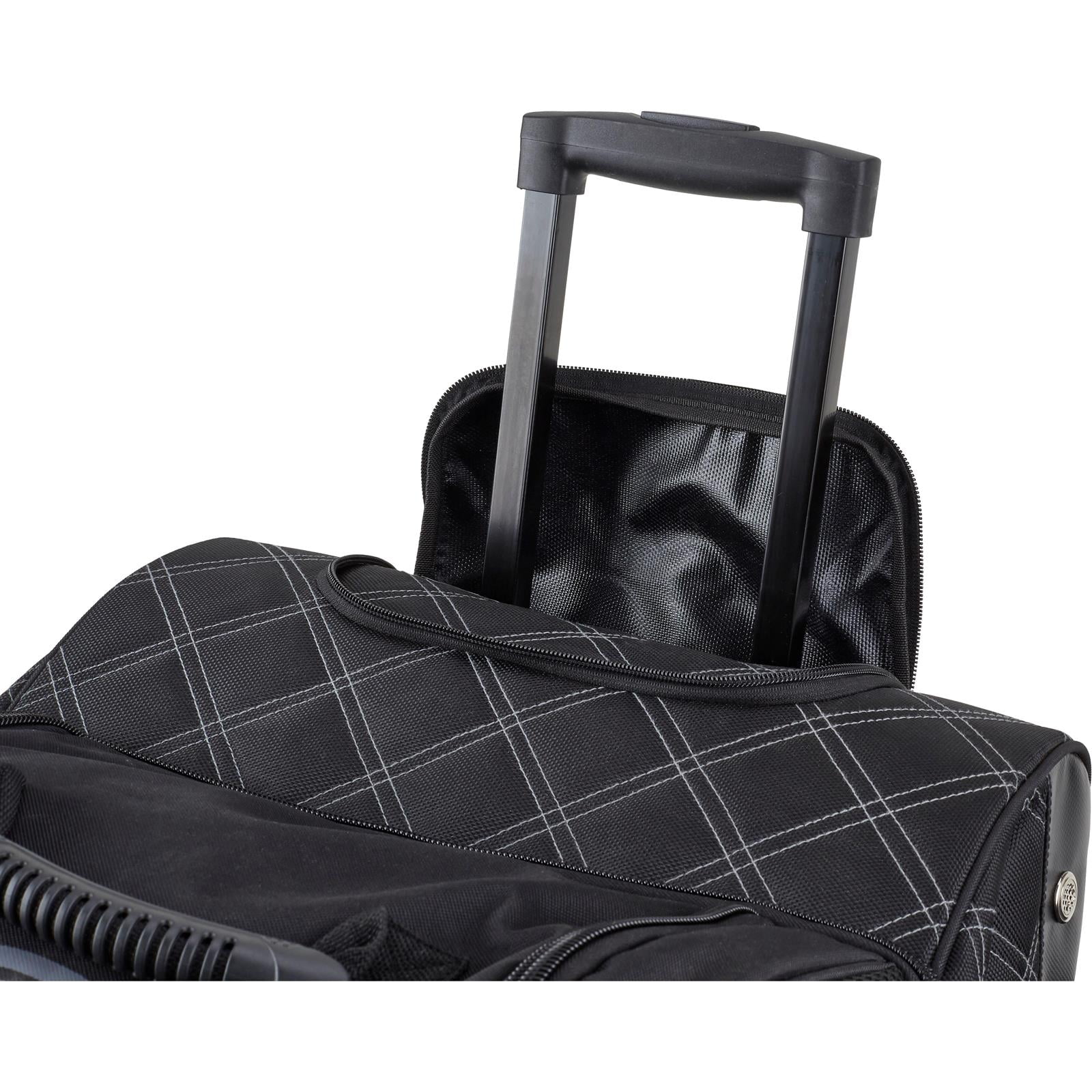 Speedway Motors Pro Roller Racing Gear Travel Bag: Large Multi-Compartment for Helmets, Suits, Shoes, 35x15x15 inches, Retractable Handle, Vented Compartments, Durable Nylon, Heavy-Duty Wheels