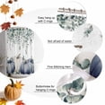 thumbnail image 5 of Shower Curtain 72"W x 72"L Fall Thanksgiving Pumpkins Rustic Leaves Fabric Shower Curtains Set with Hooks Water Repellent Bathroom Curtains Machine Washable Bathroom Accessories, 5 of 6