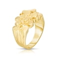 thumbnail image 1 of Floreo 10k Yellow Gold 13.5mm Uneven Dense Nugget Ring, 1 of 3