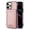 Rosegold, variant on for iPhone 12 Pro Wallet Case with Card Holder, Faux Leather Kickstand Card Slots Case, RFID Blocking Magnetic Shockproof Protective Slim Back Flip Phone Case for iPhone 12 Pro 6.1",Rosegold