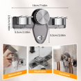 thumbnail image 2 of Broom Holder Mop Hanger, No punching required Broom Hanger Organizer, Broom Holder Wall Mountfor Bathroom, Kitchen, Office, Utility Room, Laundry Room, 1 Pcs, 7.48 Inches, 2 of 6