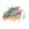 Unique Bargains 60 Pcs Assorted Colors Paper Clip Office Home Stationery