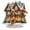 as shown, variant on ToyKingdee Village House Decoration Christmas Table Decor Resin Light up Christmas Figurine Gift Home Party Decor
