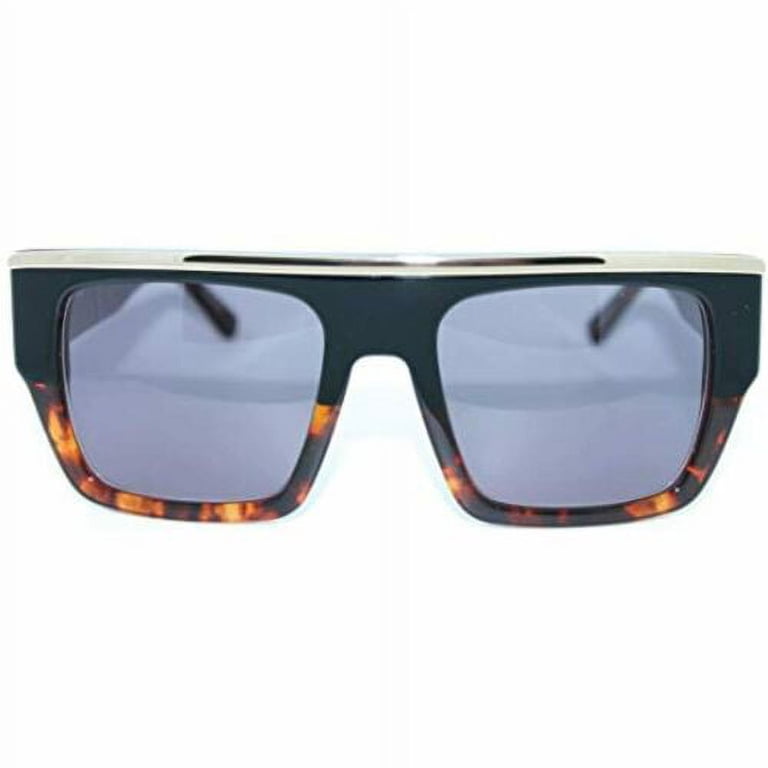 L.A.M.B. Women Sunglasses LA515 BLK Square Black/Tortoise 