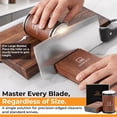 thumbnail image 3 of Rolling Knife Sharpener Kit | Diamond & Ceramic Disc Knife Sharpening System with Magnetic 15° & 20° Angle Guide | Manual Sharpener for Kitchen, Chef, Pocket & Japanese Knives | Gift Ready, 3 of 9