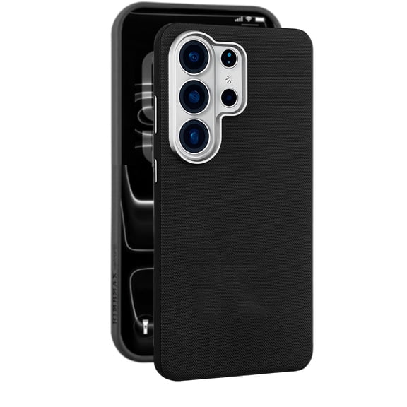 for Samsung Galaxy S26 Ultra Magnetic Case, Compatible with MagSafe Shockproof Anti-Slip Premium Fabric TPU Ultra Thin Protective Lightweight Phone Cover for Samsung Galaxy S26 Ultra, Black