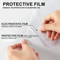 thumbnail image 4 of Window Privacy Film Frosted Glass Window Film Window, No Glue Static Cling Window Stickers Removable for Home Office Kitchen, 40 x 200cm, 4 of 5