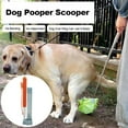 thumbnail image 3 of Pekkaxy Stainless Steel Dog Pooper Scooper, 28.7 in Length for No-Bend Cleanup, Easy Pet Waste Pickup for Yards and Walks, 3 of 9