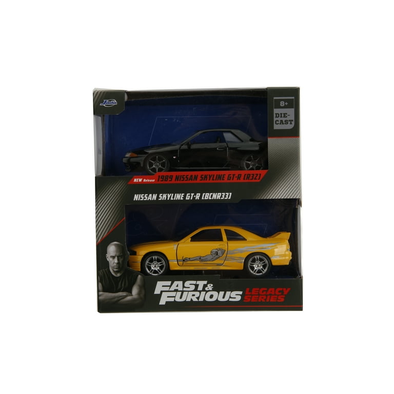ミニカー Fast & Furious Nissan Skyline GT-R Jada Fast & Furious: Brian's Nissan Skyline GT-R R34
