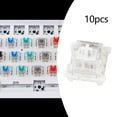thumbnail image 4 of Interruptor de Mecánico de 1 Botella, Interruptores Silenciosos Táctiles Lineales , Interruptores Mecánicos Ligeros RGB LED SMD para Jue Blanco silencioso Soledad  interruptor de teclado, 4 of 10