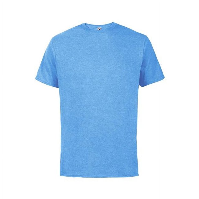 Delta Apparel 027362128982 Soft Adult 4.3 oz Soft spun T-Shirt, Turquoise Heather - Small