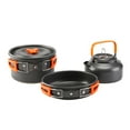 thumbnail image 3 of Quality Camping Cookware Set Camping Tableware Cooking Tableware Camping Pan Convenient Park for Outdoor Camping Backpacking Hiking Picnic, 3 of 8