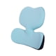 thumbnail image 2 of Almohada de soporte lumbar, almohada para dormir en la oficina, cojín lumbar para la espalda en la oficina C Azul claro, 2 of 8