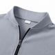 thumbnail image 4 of Camisas de Manga Corta de los Hombres Casual Color Sólido Stand Up Collar Cremallera Deportes Top, Manga Corta Tops de Verano para el Ejercicio, 4 of 5