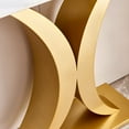 thumbnail image 4 of Youdao Gold Entryway Table, Modern 47-Inch Console Table Accent Table with Geometric Metal Legs, Marbling Narrow Sofa Table Foyer Table for Entrance, Narrow Sofa Accent Table for Living Room, 4 of 9