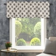 thumbnail image 4 of Black Beige Dandelion Farmhouse Short Window Curtain Valances, Farmhouse Botanical Blossom Rod Pocket Kitchen Valances for Living Room Bedroom Bathroom Cafe 42" x 18", 4 of 8