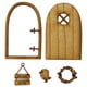 thumbnail image 1 of Puerta de montaje. Puerta de madera Kit de tres puertas de madera Decoración artesanal y colgantes, 1 of 8