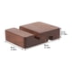 thumbnail image 2 of Wood Cellphone Holder Tabletop Mobile Tablet Holder Wood Craft Ornament for Office, 2 of 4