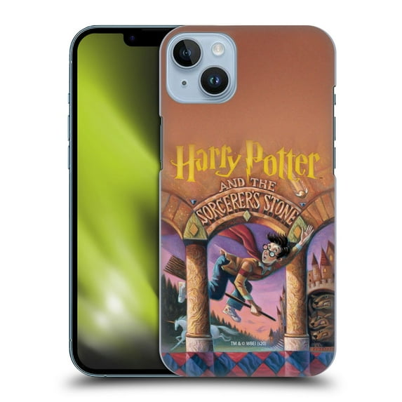 Head Case Designs Officially Licensed Harry Potter Literary Covers Sorcerer's Stone Hard Back Case Compatible with Apple iPhone 14 Plus